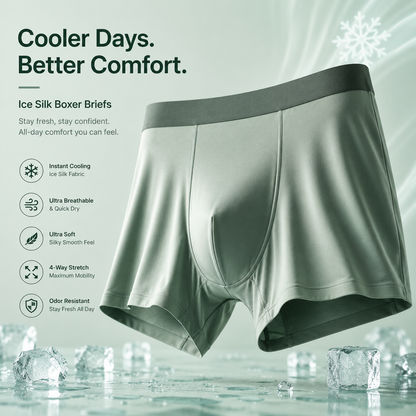 Men’s Cooling Ice Silk Underwear – Buy 1 Get 2 Free